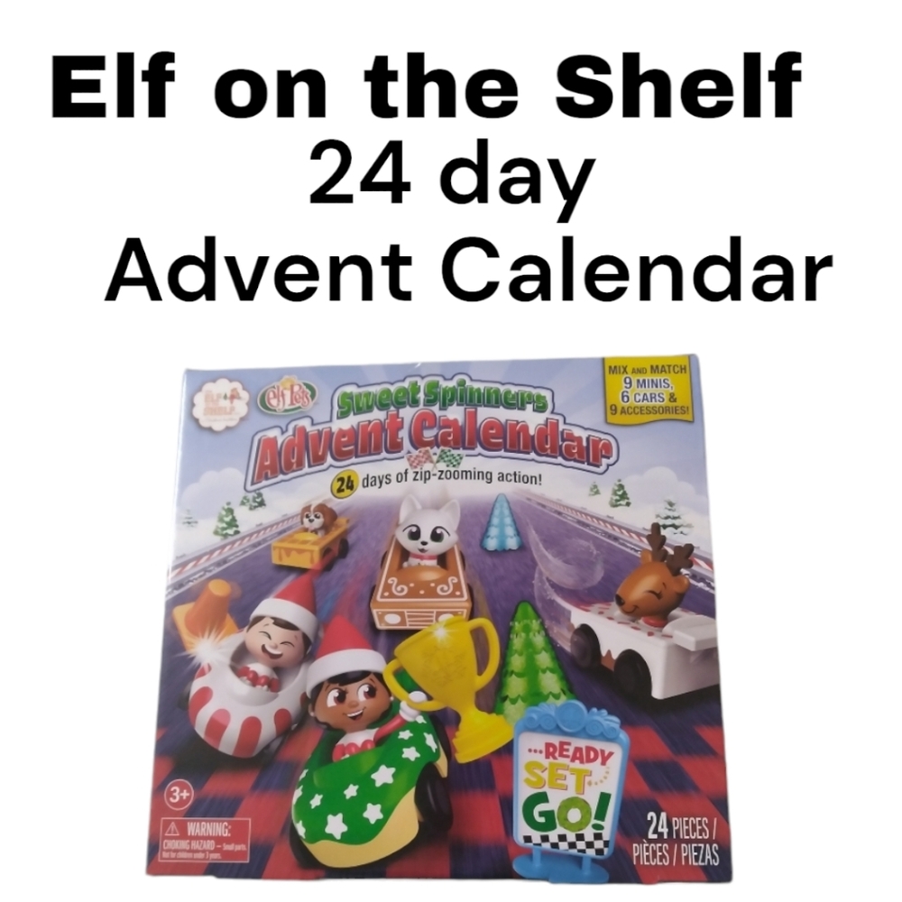 New! Elf on the shelf sweet spinners 24 day advent calendar